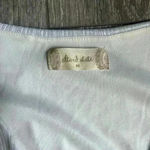 Altar'd State NEW Altar’d State Silver Long Sleeve Surplice Romper Size M Photo 2