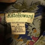 Vintage 80s floral blouse Size M Photo 2