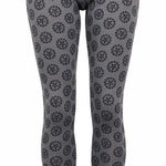 Johnny Was Ayla Gray Eyelet Lace Scalloped Hem Pants Size XS Photo 0