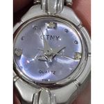 CTNY Quartz Watch Silver Tone Band Rhinestone Accents Womens Jewelry Photo 1