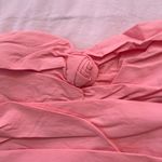 Forever 21  x Betsy Johnson Pink Rose Strapless Bubble Skirt Dress Photo 2