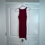 Lulus Bodycon Burgundy Purple Pink Dress Midi Photo 4