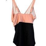 NWD Peach & Black Ruched One Piece Tummy Control Slimming One Piece Swimsuit XL Photo 4