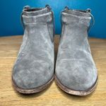 Joie  Ajax Suede Western Short Ankle Boot Pull On Bootie Gray Women’s 7.5 Photo 4