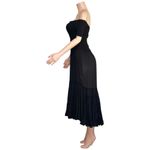 Poupette St. Barth  Soledad Maxi Dress, Black, XS Photo 4