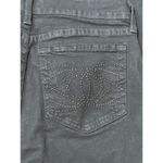 NYDJ  Womens Jeans Bootcut Black Denim Zip Bead Back Pockets Stretch Size 8 Photo 5