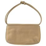 MONSAC Neutral Beige Pebbled Leather Small Shoulder Bag Tan Photo 0