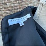 Trina Turk  Black Sleeveless Sequin Wool Mix Sheath Dress Photo 5