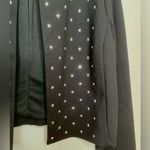 Michael Kors Black Cropped Open Jacket with Crystal Embellishment, Women’s L NWT Photo 3