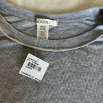 Bozzolo Gray Crop T-Shirt with Crew Neck and Short Sleeves Photo 2