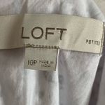 Loft  • Petite Eyelet Ruffle Sleeve Crossover Dress White Black Floral Photo 9