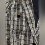 Halogen  NAVY- BLACK LIBBIE TWEED BLAZER Size Medium EUC Photo 8