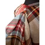 R&K Red Plaid Dress w/ Detachable Cowl Neck Women’s PM NWT Size M Photo 4