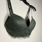Candie's Green lace bra Photo 1