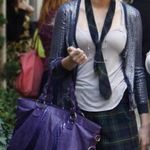 Bryna Nicole Gossip Girl Purple Purse Bag Photo 2