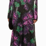 The Wolf Gang Lenee Sequin Long Sleeve maxi Dress Photo 0
