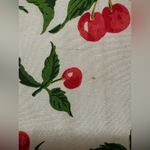 π Vintage Y2K Cynthia Howie Maggy Boutique Cream Silk Dress Cherries Size 8 π Red Photo 2