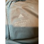 Adidas  Climalite Women Gray Athletic Shorts with 3 Stripes Large Running Workout Photo 3