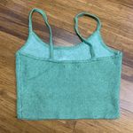 LA Hearts Knit Crop Top Women Size Medium Green Mushroom Graphic Sleeveless Tank Photo 1