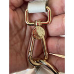 Furla Cream Leather Crossbody Shoulder Bag Flap Zip Closure Gold Hardware Photo 9