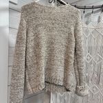 Vintage 90's Jean Pascale Knit zipper Sweater punk XL Tan Photo 1