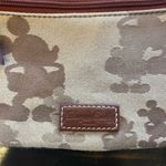 Dooney & Bourke Disney  Brown Tonal Mickey Mouse Triple Zip Crossbody Purse Photo 5