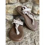 Lot of 3 Beige Aztec, SANUK Faux Suede, MINNETONKA Faux Suede Fringe Sz 7 Photo 4