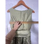 Marisa Baratelli Thai Silk Dress 6 Gold NEW Old Hollywood Photo 7