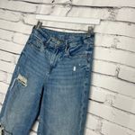 Old Navy  O.G. Loose High Rise Distressed Blue Jeans Women’s 2 Raw Denim Casual Photo 6