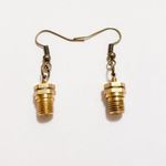 Handmade Gold Propane Necklace And Earring Set Photo 1