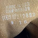 L.L.Bean  Women's Brown Navy Leather Round Toe Lace-Up Duck Rain Boots Size 7 Photo 7