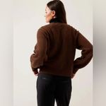 Athleta NWT Layover Crew Sweater in Mahogany Size 2X Merino Exta Fine Wool Comfy Photo 1