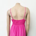 [Tabitha Brown x Target] Pink Red Colorblock Ruffle Hem Maxi Dress Size Medium M Photo 4