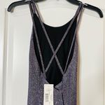 Dillard's Purple Sparkle Formal Dress Photo 4