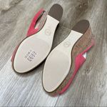 Michael Kors MICHAEL Women's Pink Suede Natalia Slingback Wedge Sandals sz 7.5 Photo 2