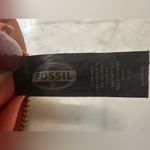 Fossil  Cowhide Leather Wristlet peachy color Photo 6