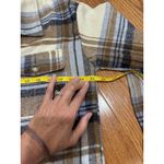 BLUE B Multicolor Plaid Flannel Button Up Shirt Jacket Shacket Small Cozy Photo 4