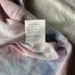 Workshop Anchor Tie Dye Short Sleeve Crop Top in Pink/Blue/White - Size Medium Photo 12