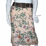 Athena Marie Floral Belted Skirt Photo 0