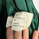 Dessy Collection Discontinued Hunter Green Long Formal Dress Size 8 Style # 2907 Photo 7