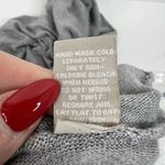 Joan Vass  Studio Size M Tunic Sweater Cashmere Blend Cowl Neck Sleeveless Gray Photo 9