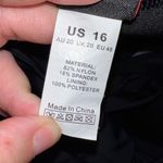 Mycoco Womens Swimsuit Swim Dress Black Ruched Tummy Adjustable Black Size 16 Photo 9