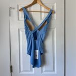 Johnny Was NWT  Calme Cross Back One Piece Size XL Della Blue Photo 5