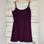 City Studios City Studio Purple Lace Detail Dress Photo 2