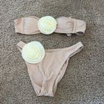 Gianni Bini Tan and Cream Bikini Set Photo 1