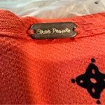 Free People Tallula Poppy Orange Deep-V Mixed Floral Boho Dress Size S Photo 7