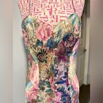 Victoria's Secret 1980s Gold Label Floral Paisley Satin Slip Dress Nightie Size S Photo 1
