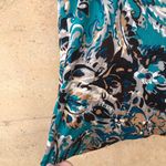 Badgley Mischka Sleeveless Cowl Neck Silk Dress 6 Photo 2