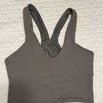 Alo Yoga  Crop Top Gray Criss Cross Back Athletic Workout Tank Womens X-Small Photo 1