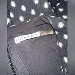 Alice + Olivia  Tanner Polkadot Mini Dress Black V-neck Women Size 0 Fit & Flare Photo 4